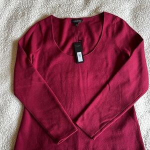 Banana Republic Lenzing Ecovero Serene Sweater, Wildberry. Size L